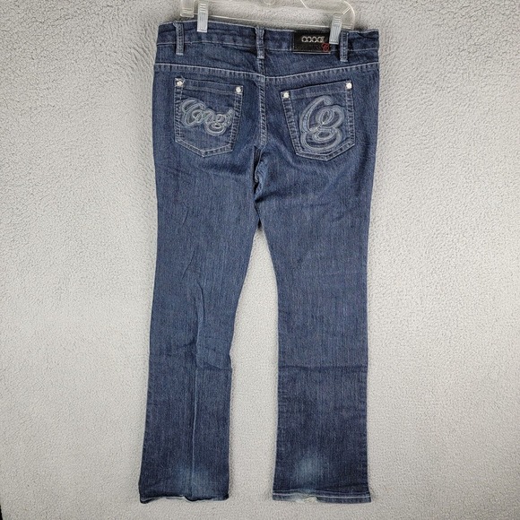 COOGI Jeans Size 7/8 Womens Denim Embroidered Logo Bootcut - Picture 2 of 13